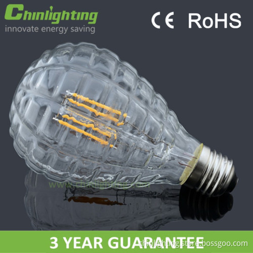120v 230v 2200k led filament bulb with e27 e26 b22 base OEM design